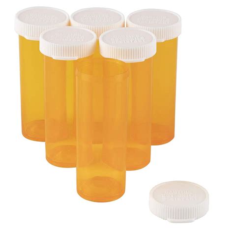 small plastic containers for medicine